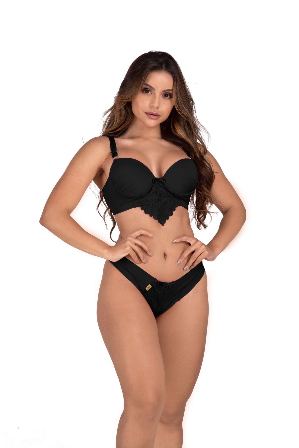 Conjunto com alças reforçadas em cores sortidas – Doce Malícia