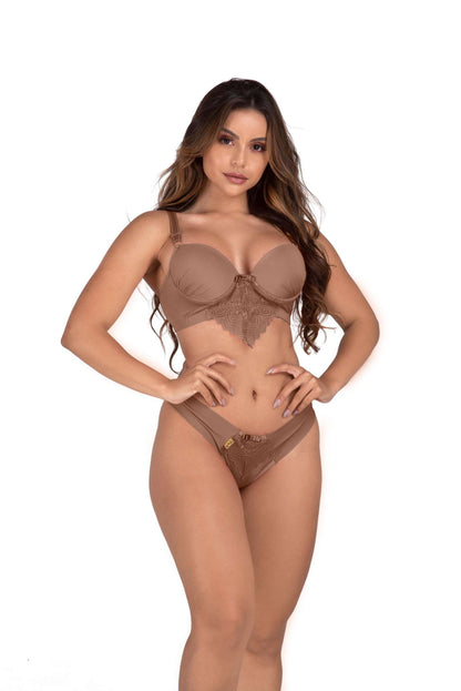 Conjunto com alças reforçadas em cores sortidas – Doce Malícia