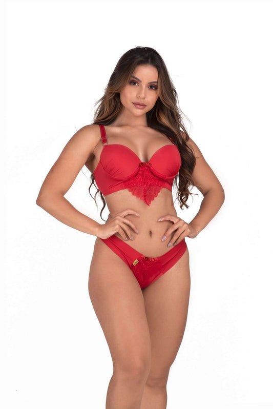 Conjunto com alças reforçadas em cores sortidas – Doce Malícia