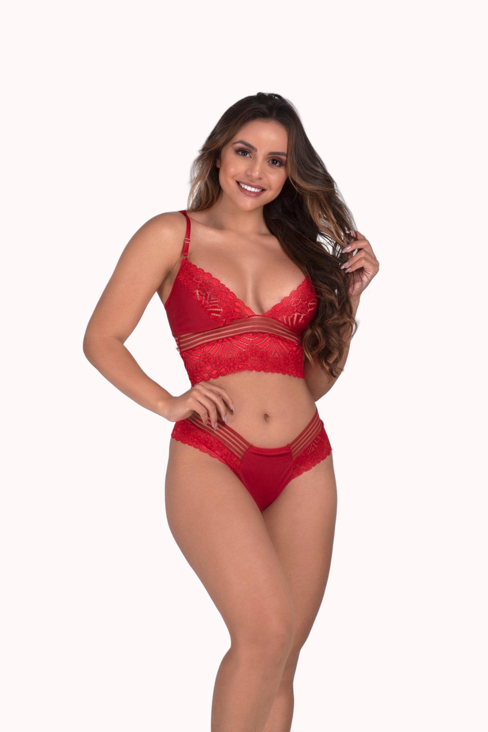Conjunto com renda sexy – Doce Malícia