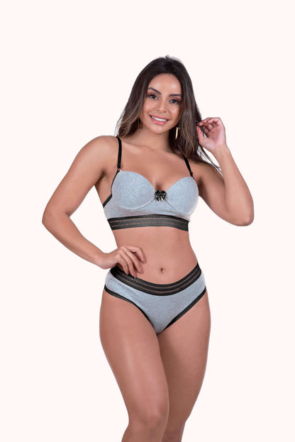 Conjunto conforto com elástico trabalhado – Doce Malícia