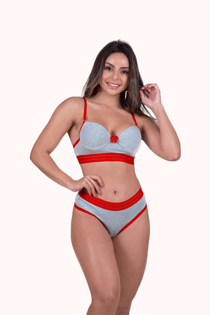 Conjunto conforto com elástico trabalhado – Doce Malícia