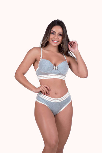 Conjunto conforto com elástico trabalhado – Doce Malícia