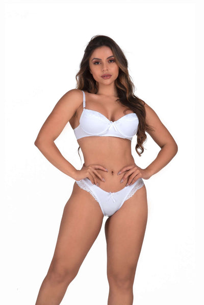 Conjunto de bojo em romantic em cores sortidas – Doce Malícia