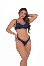 Conjunto de lingerie em microfibra em cores sortidas – Doce Malícia