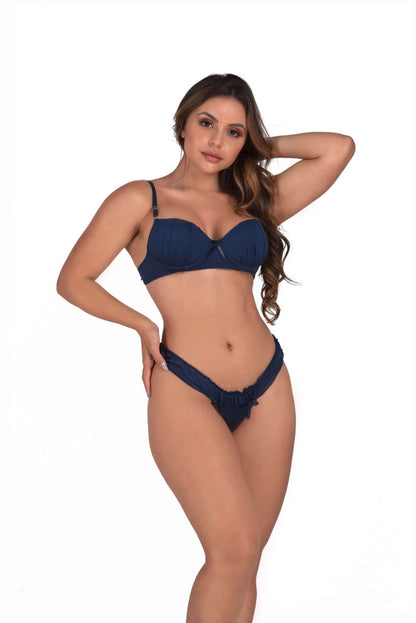 Conjunto de lingerie em microfibra em cores sortidas – Doce Malícia