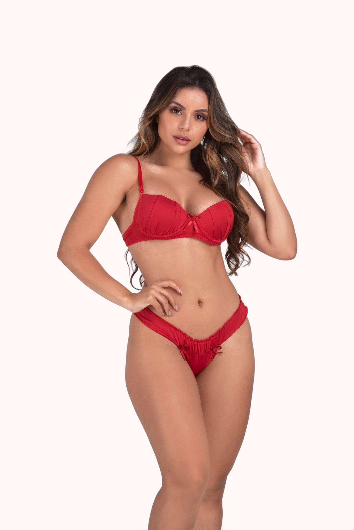 Conjunto de lingerie em microfibra – Doce Malícia