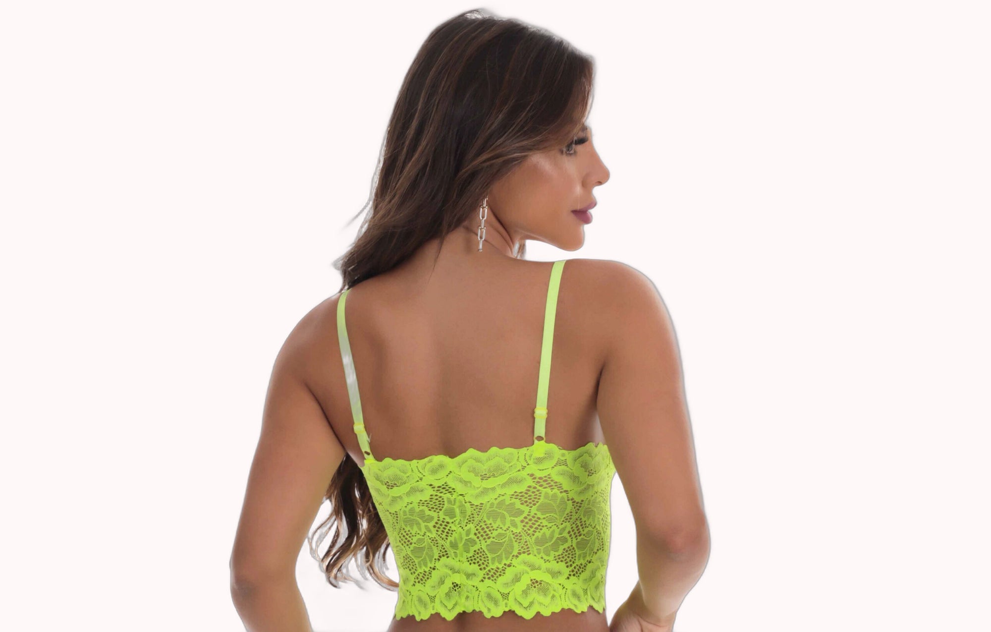 Cropped Neon em Renda – Doce Malícia