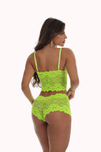 Conjunto de Lingerie Neon – Doce Malícia