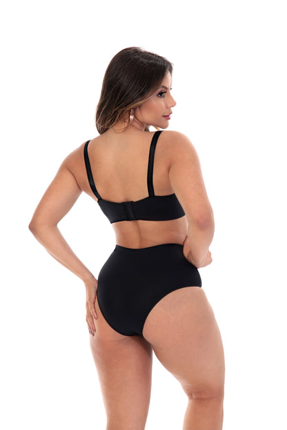 Conjunto de lingerie reforçado em Branco – Doce Malícia