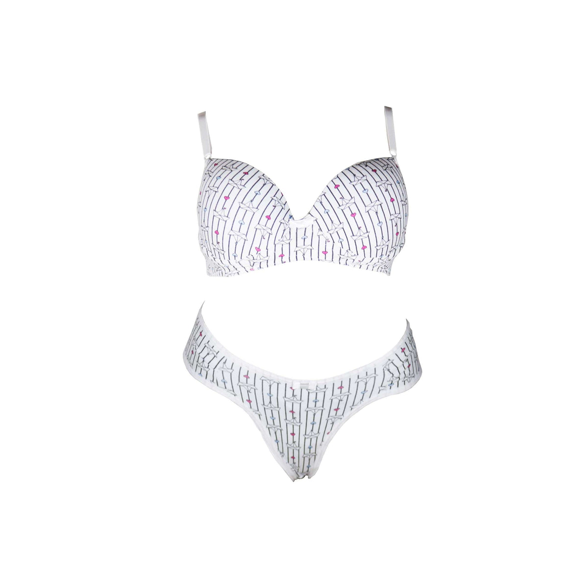 Conjunto em algodão estampado em cores sortidas – Doce Malícia