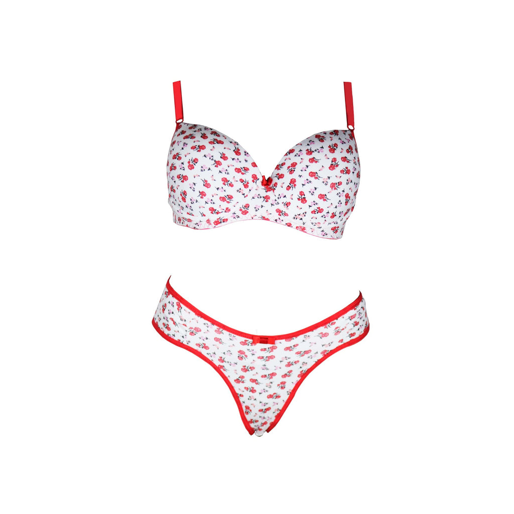 Conjunto em algodão estampado em cores sortidas – Doce Malícia