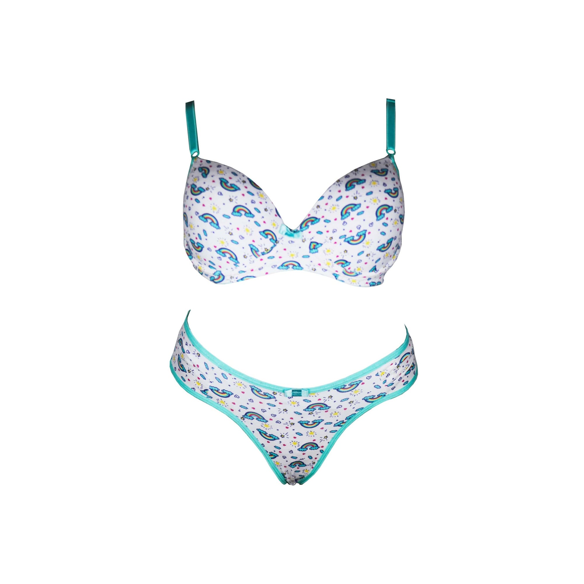 Conjunto em algodão estampado em cores sortidas – Doce Malícia