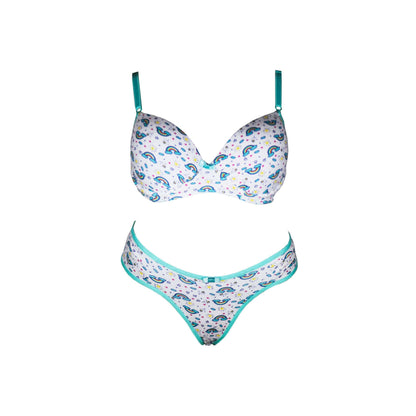 Conjunto em algodão estampado em cores sortidas – Doce Malícia