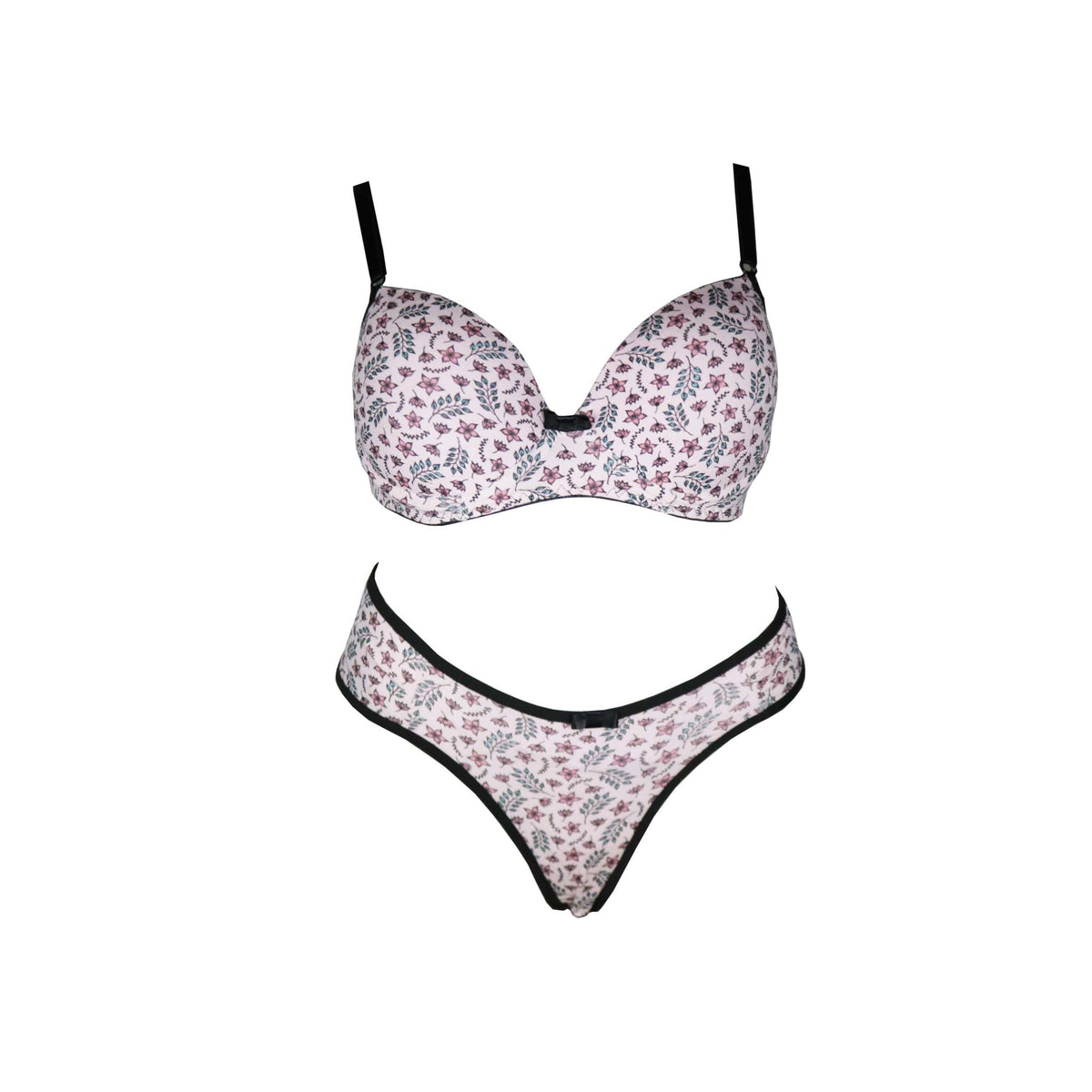 Conjunto em algodão estampado em cores sortidas – Doce Malícia