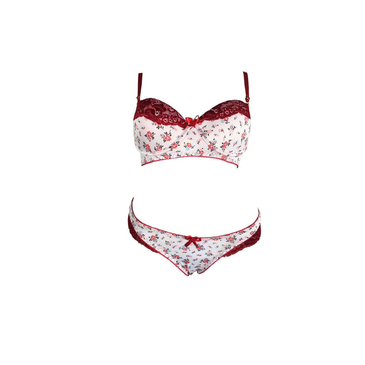 Conjunto em microfibra estampada em azul – Doce Malícia