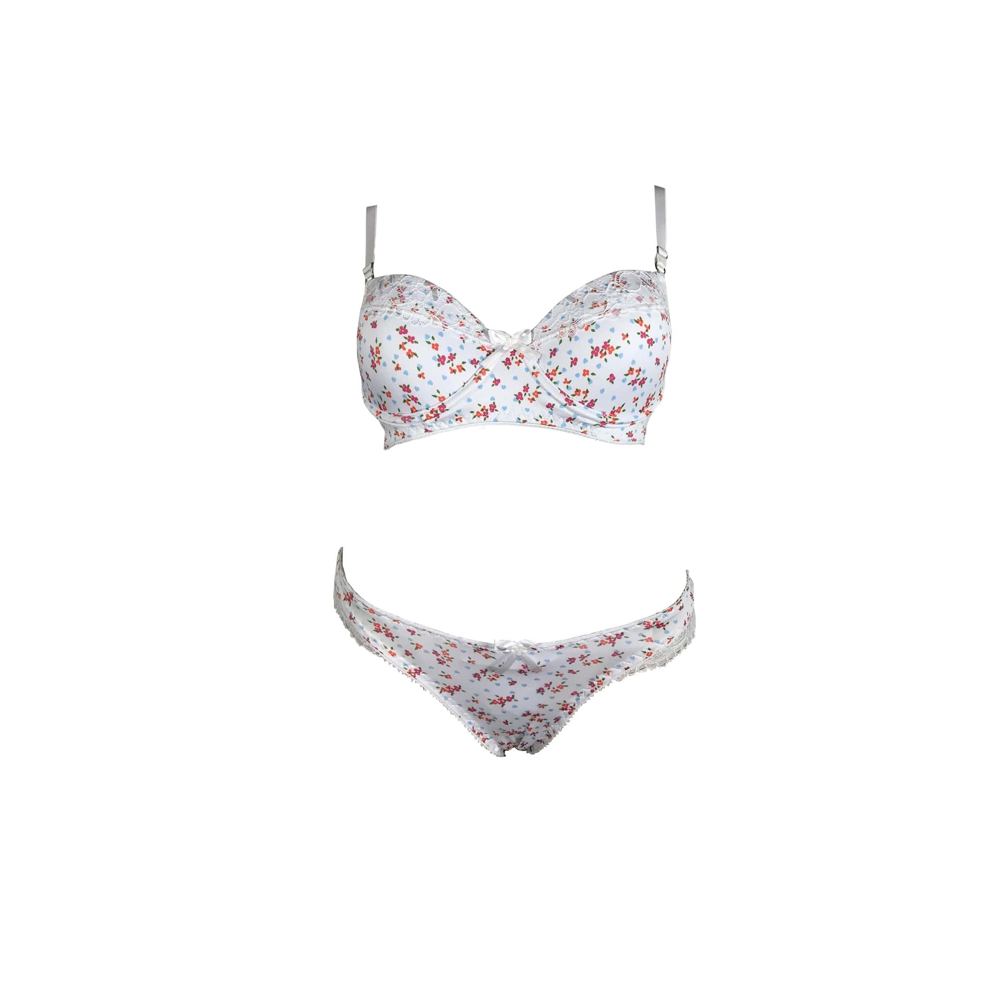 Conjunto em microfibra estampada em azul – Doce Malícia