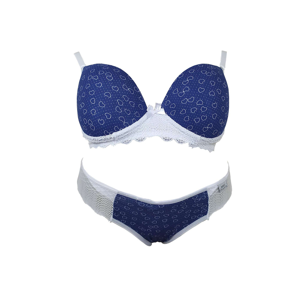 Conjunto estampado e renda em cores sortidas – Doce Malícia