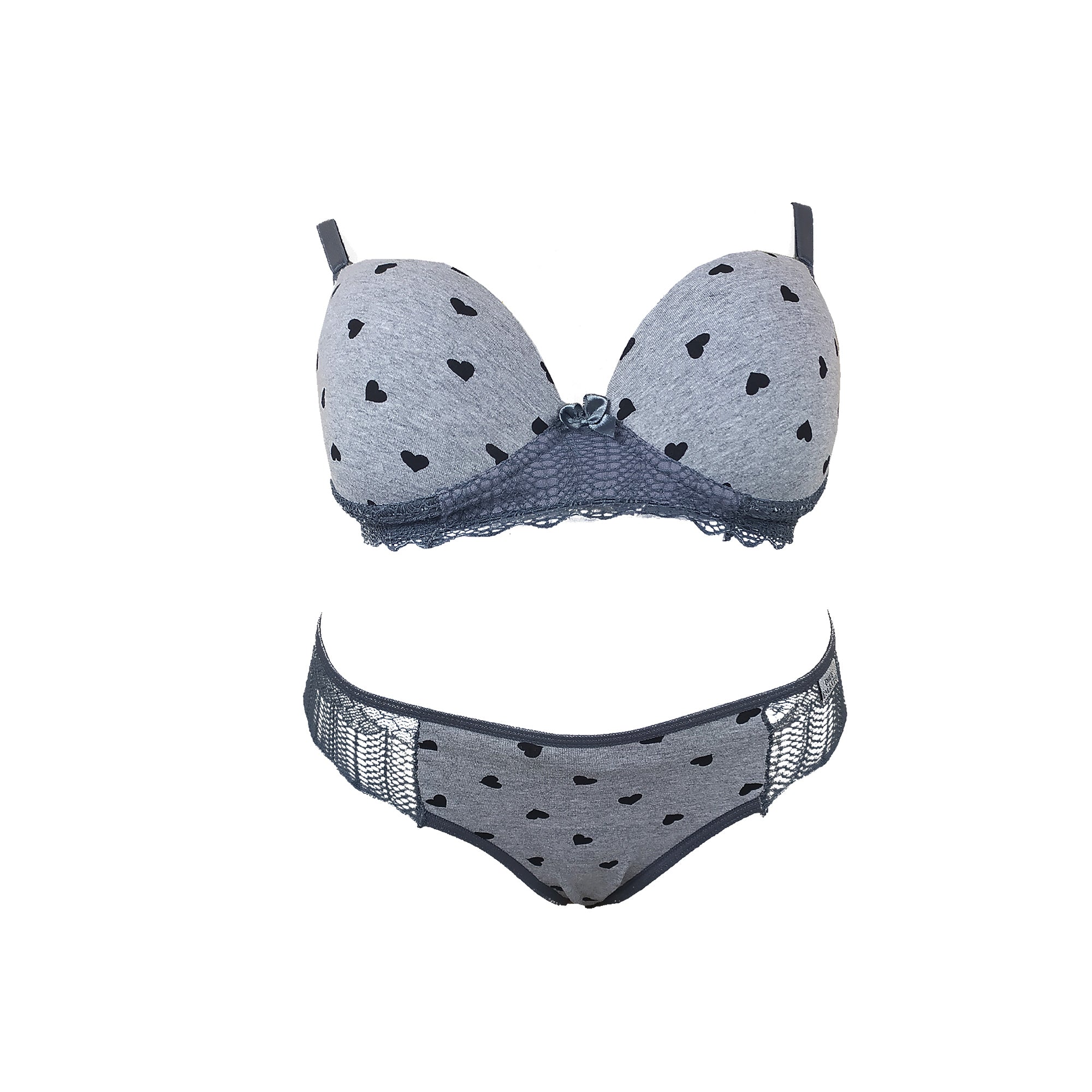 Conjunto estampado e renda em cores sortidas – Doce Malícia