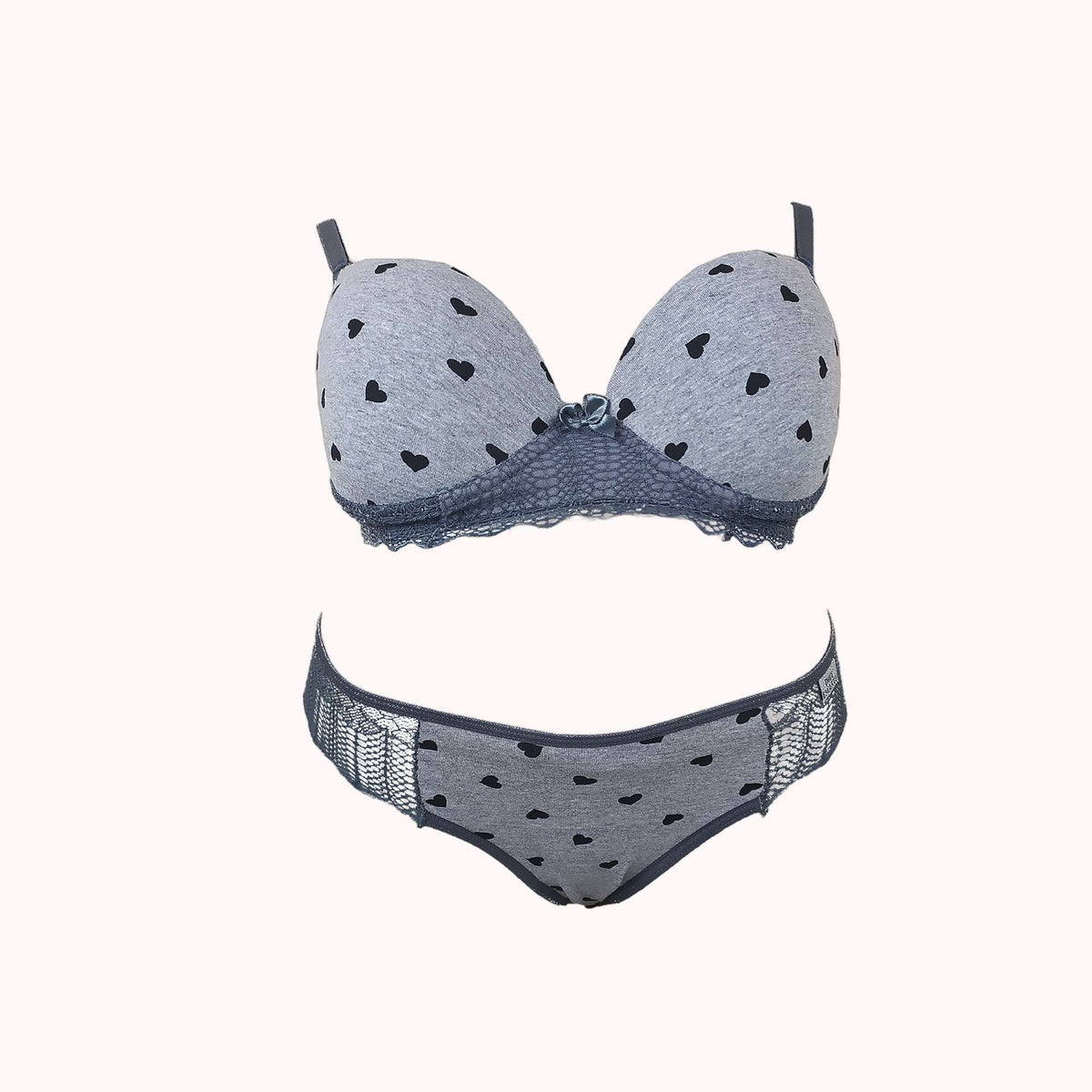 Conjunto estampado e renda – Doce Malícia