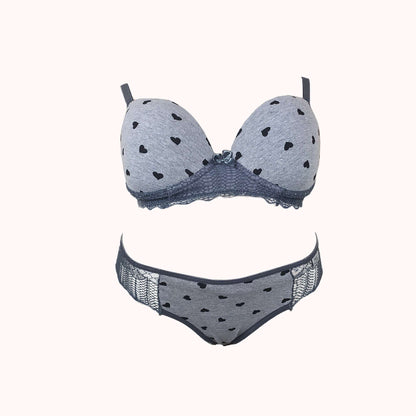 Conjunto estampado e renda – Doce Malícia
