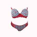 Conjunto estampado e renda – Doce Malícia