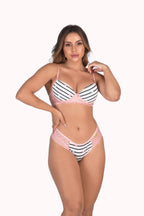 Conjunto estampado e renda – Doce Malícia