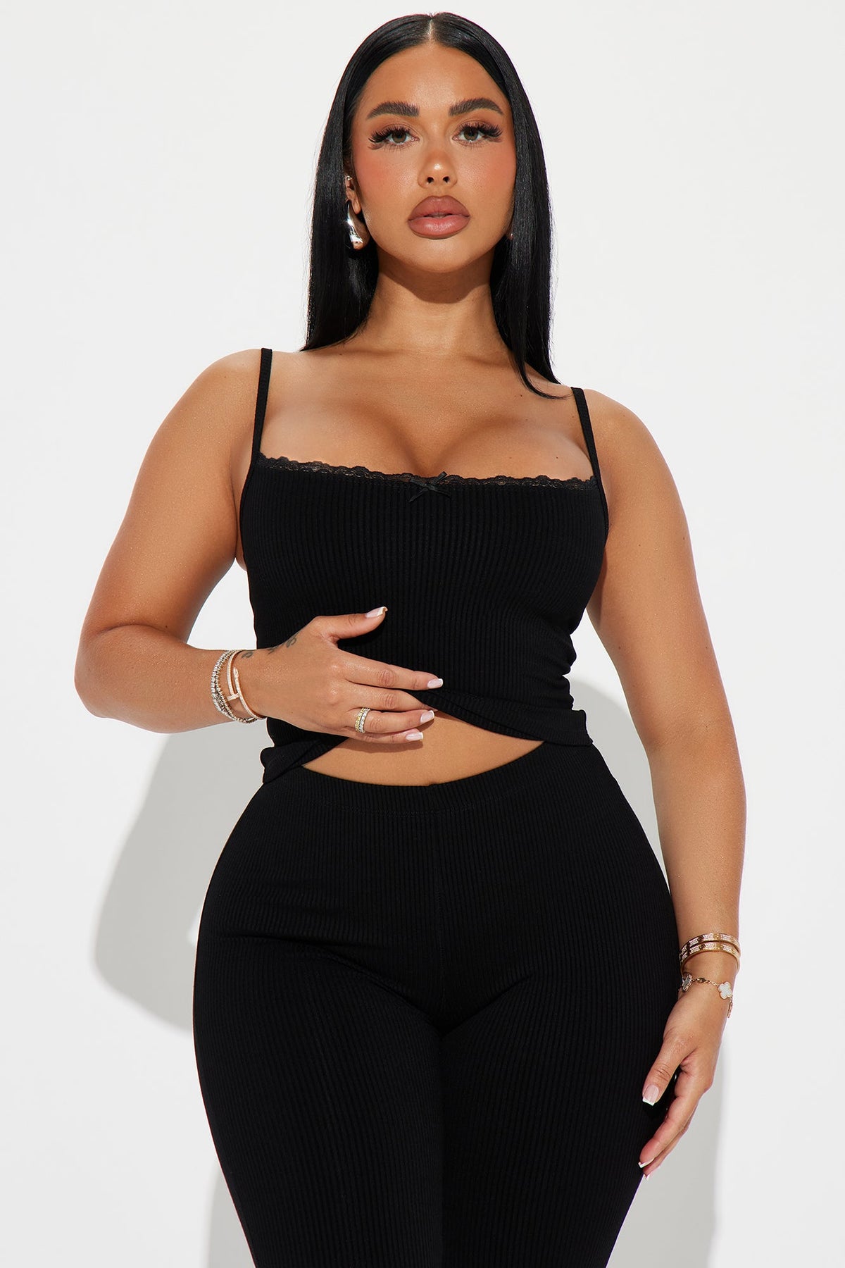 Conjunto Feminino Alcinha Renda Preto – Doce Malícia
