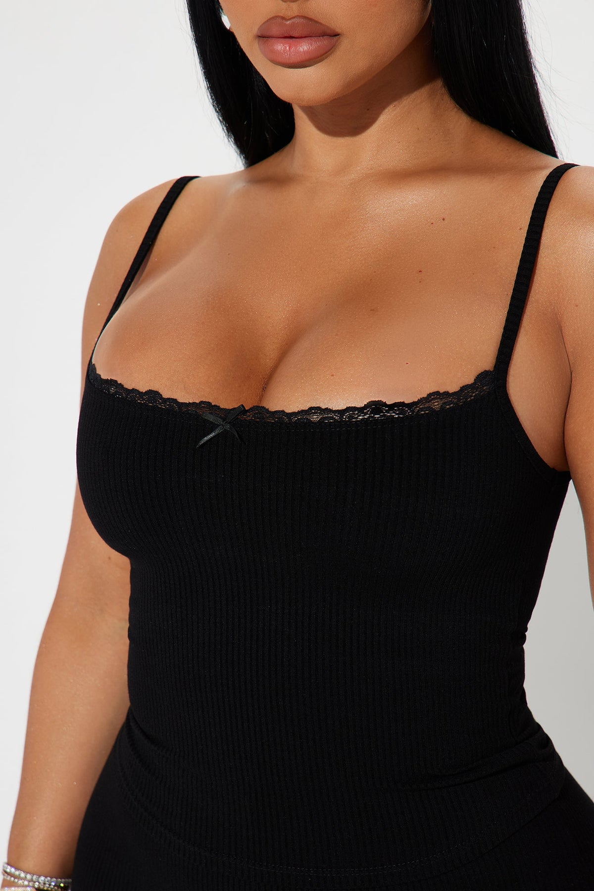 Conjunto Feminino Alcinha Renda Preto – Doce Malícia