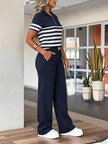 Conjunto Feminino Azul-Marinho – Doce Malícia