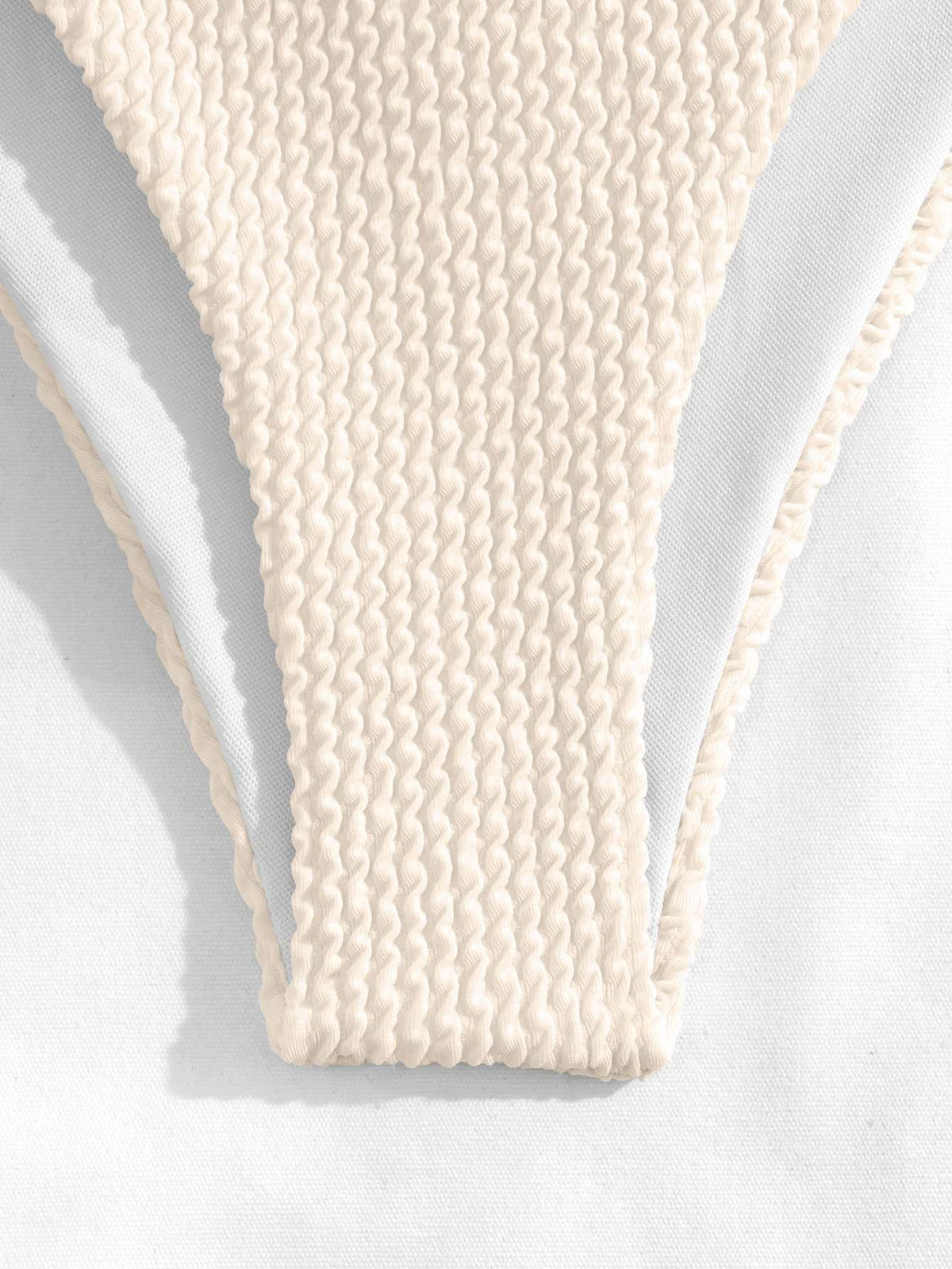 Biquíni Texturizado Off White Cruzado – Doce Malícia