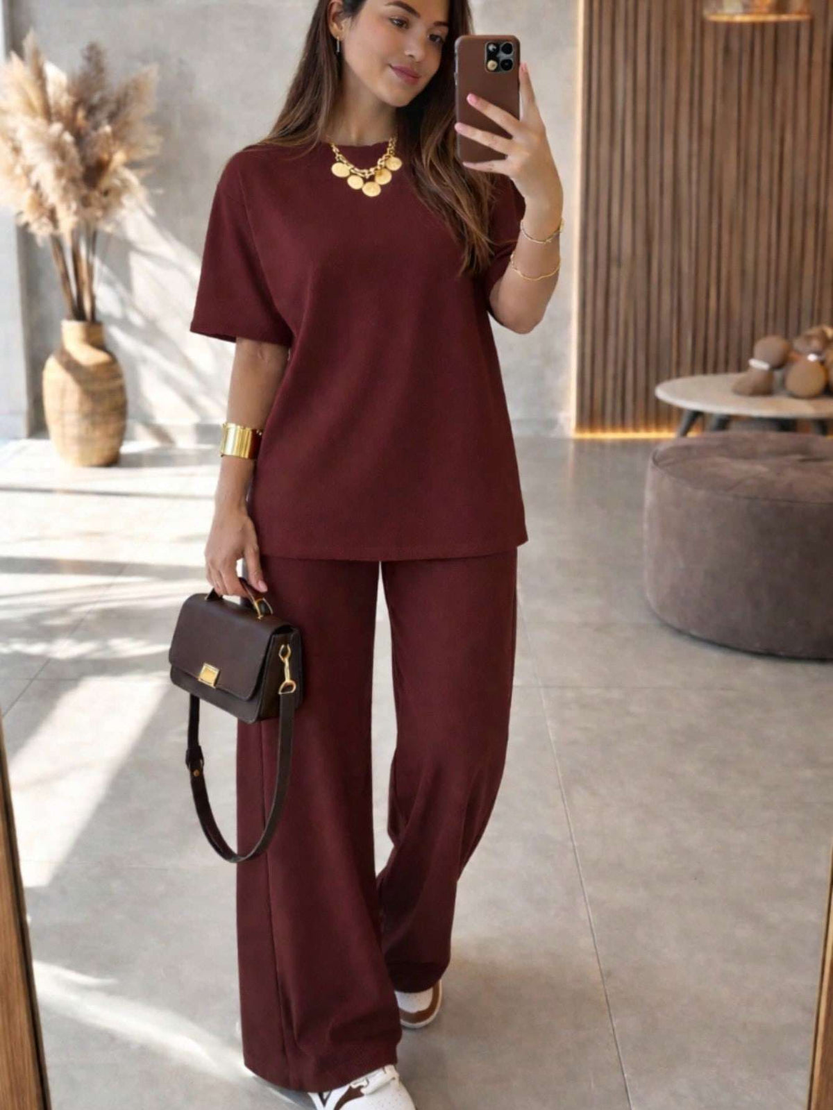 Conjunto Feminino Café – Doce Malícia