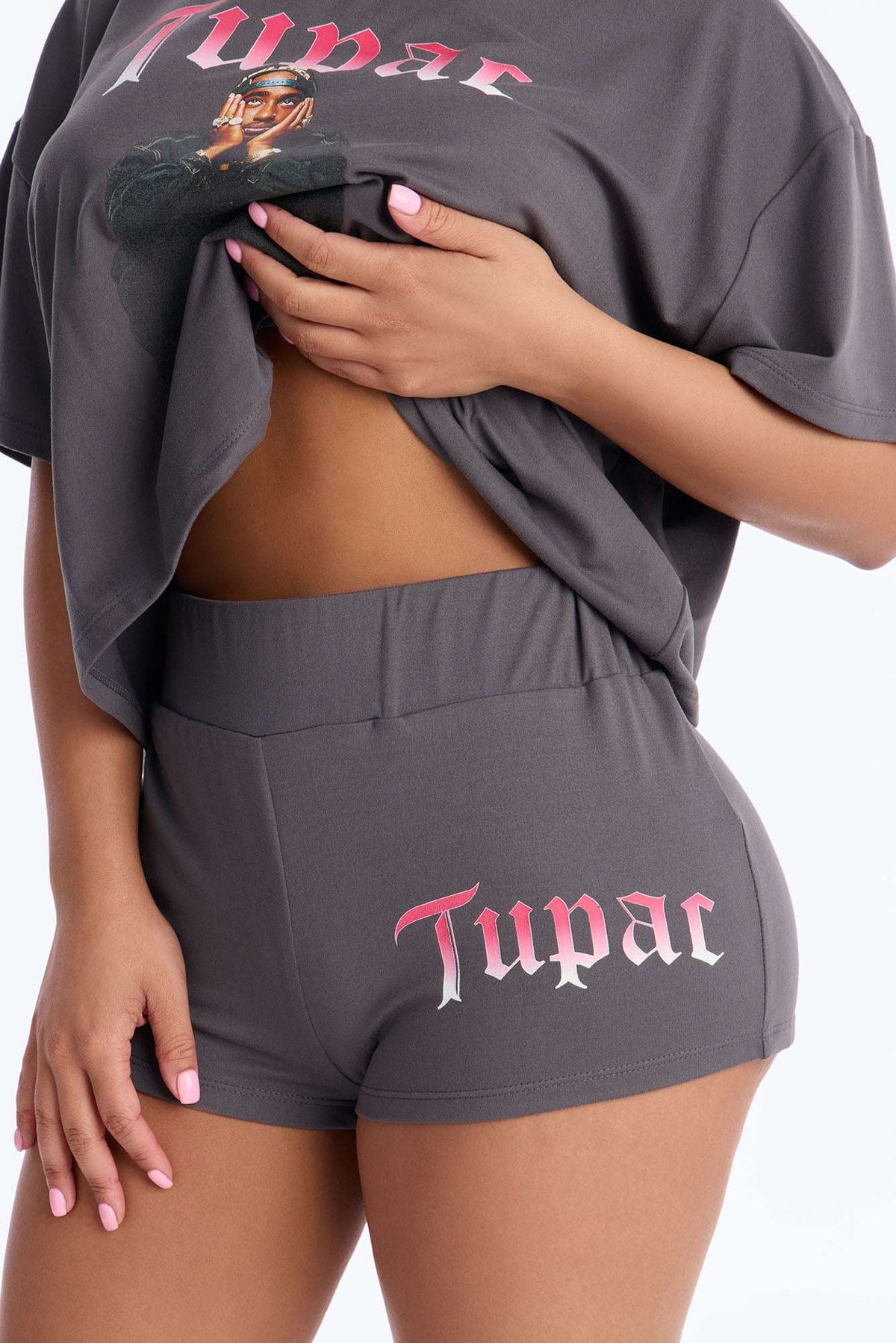 Conjunto Feminino Cintura Alta Cinza – Doce Malícia