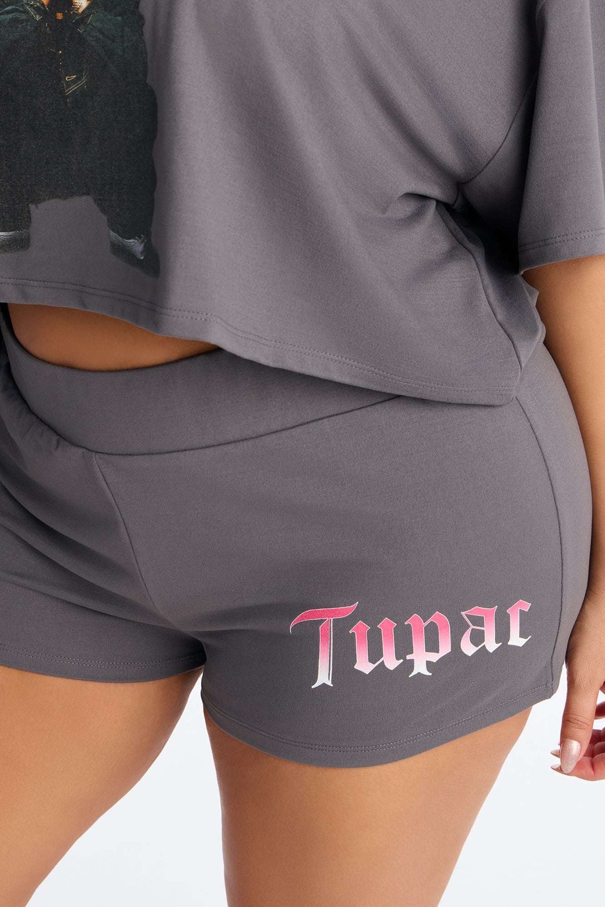 Conjunto Feminino Cintura Alta Cinza – Doce Malícia