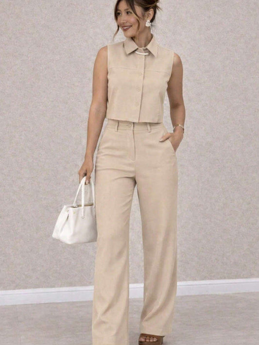 Conjunto Colete Alfaiataria + Calça – Doce Malícia
