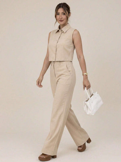 Conjunto Colete Alfaiataria + Calça – Doce Malícia