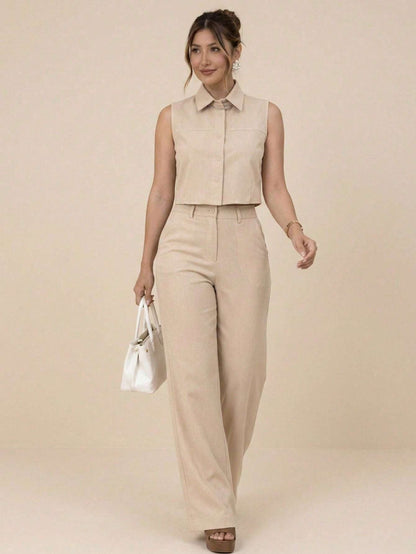 Conjunto Colete Alfaiataria + Calça – Doce Malícia