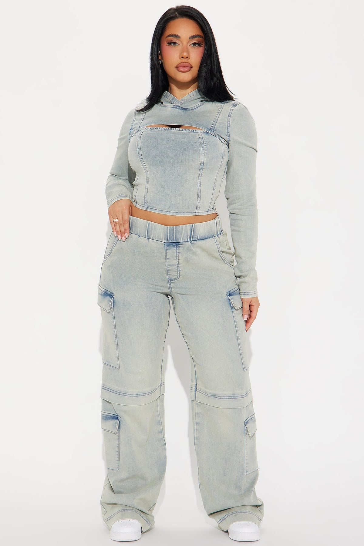 Conjunto Feminino Curto Cargo – Doce Malícia