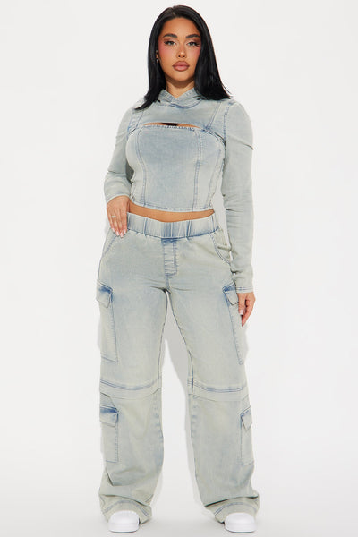 Conjunto Feminino Curto Cargo – Doce Malícia