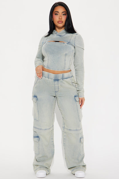 Conjunto Feminino Curto Cargo – Doce Malícia