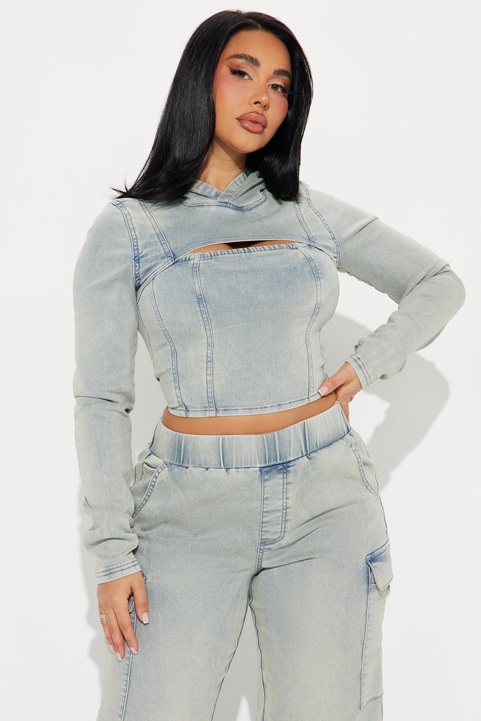 Conjunto Feminino Curto Cargo – Doce Malícia — Doce Malícia
