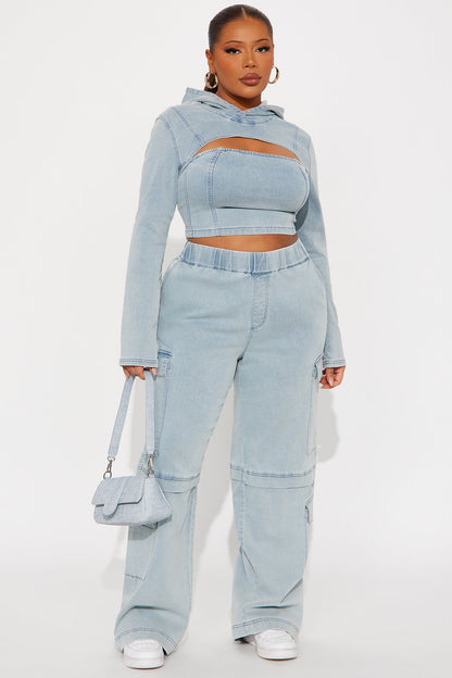 Conjunto Feminino Curto Cargo – Doce Malícia