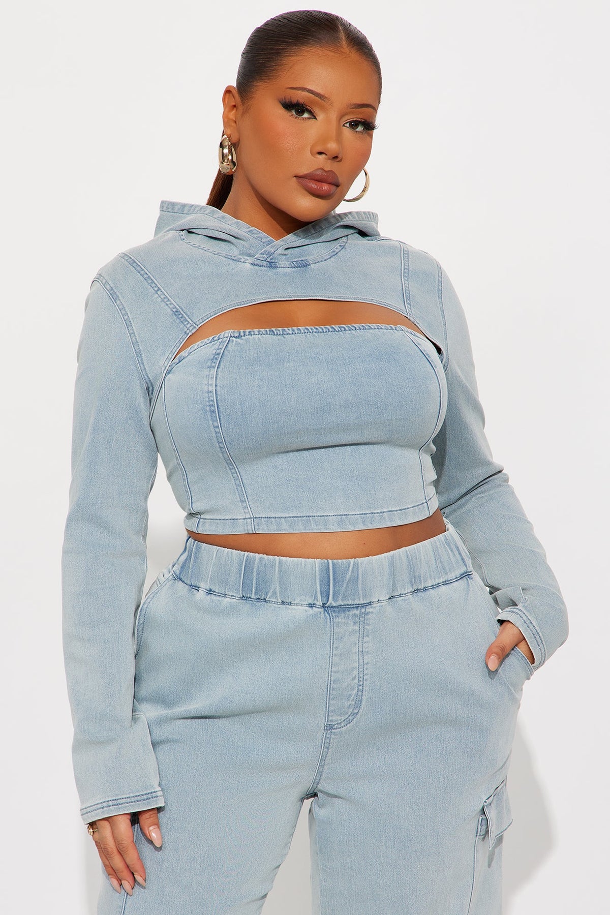 Conjunto Feminino Curto Cargo – Doce Malícia