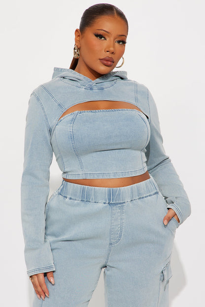 Conjunto Feminino Curto Cargo – Doce Malícia
