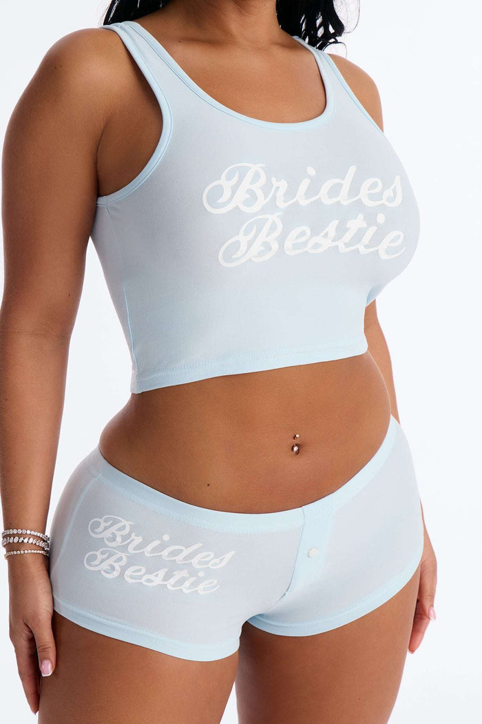 Conjunto Feminino Estampado Azul Claro – Doce Malícia — Doce Malícia