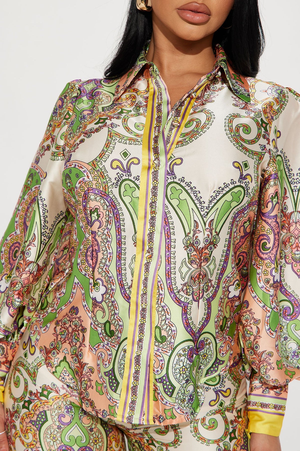 Conjunto Feminino Estampado Pantalona Cetim – Doce Malícia