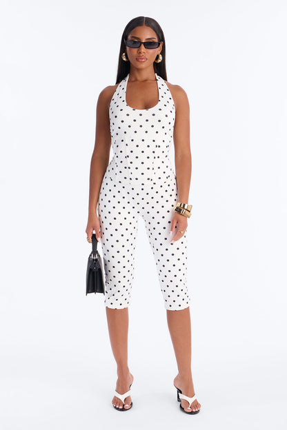 Conjunto Feminino Frente Única Renda Poá Branco – Doce Malícia
