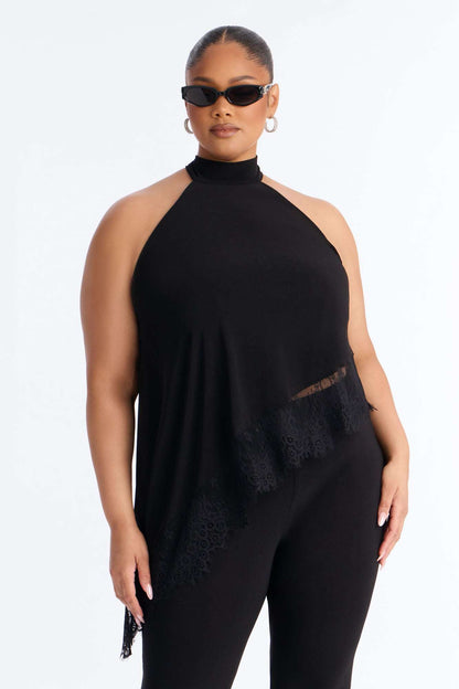 Conjunto Feminino Frente Única Renda Preto – Doce Malícia