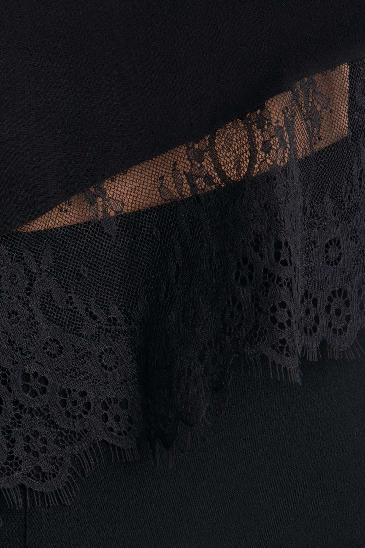 Conjunto Feminino Frente Única Renda Preto – Doce Malícia