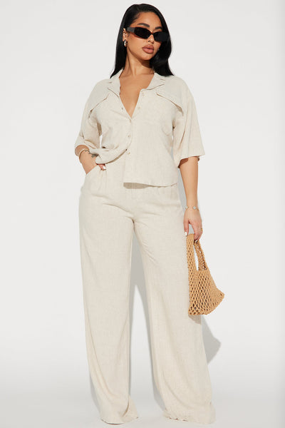 Conjunto Feminino Linho Pantalona – Doce Malícia